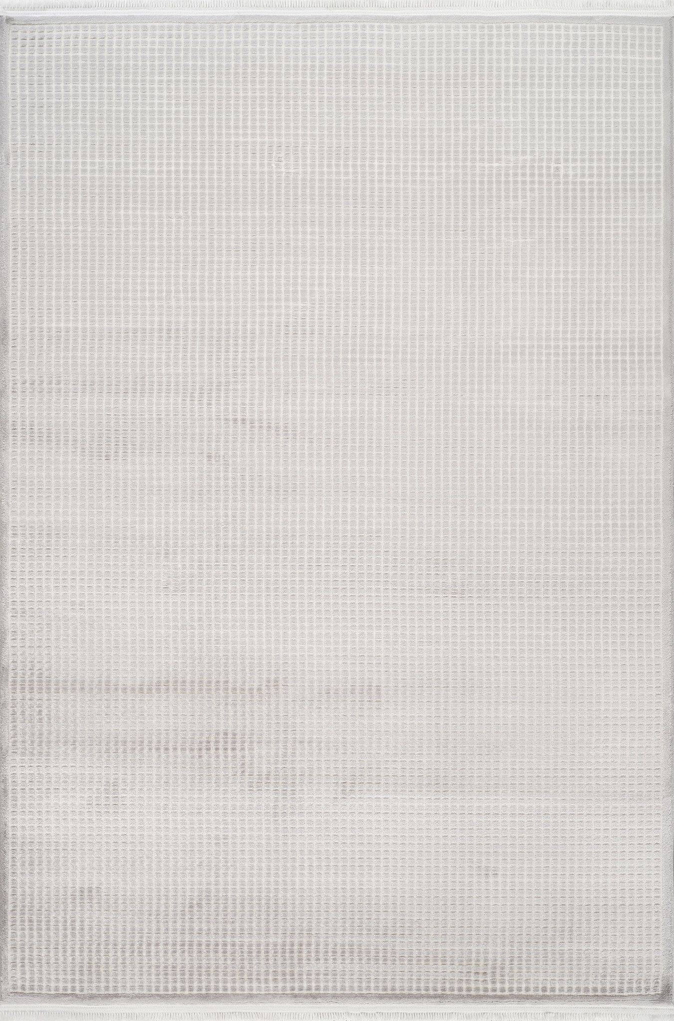 Safran 8122SA Gri - Akrilik Dokuma Halı | Saçaklı Salon Halısı